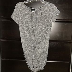 Grey open bodysuit!!